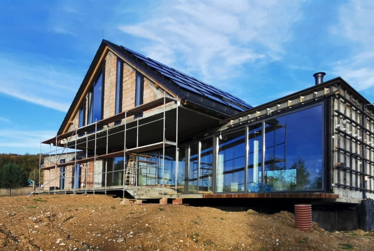 Podcieniowy Dom Audio-Widokowy - Budowa Podcieniowy Dom Audio-Widokowy - Budowa