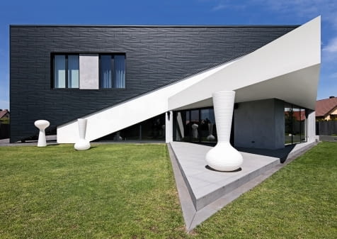 Dom na planie trapezu