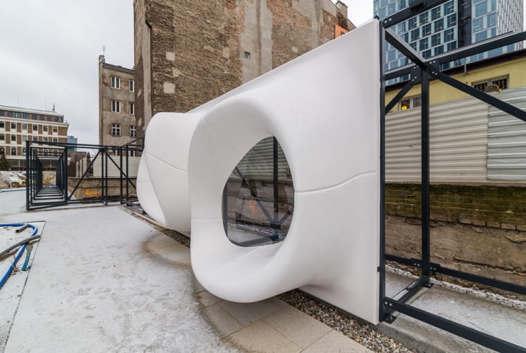 Awangardowe witryny przy Warsaw Spire