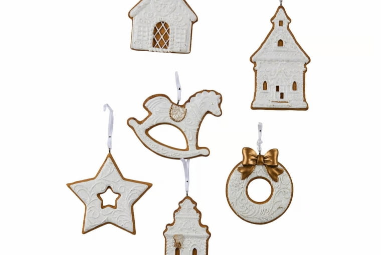 Ozdoby wiszące, zestaw 6 szt. Roéline Ozdoby wiszące, zestaw 6 szt. Roéline