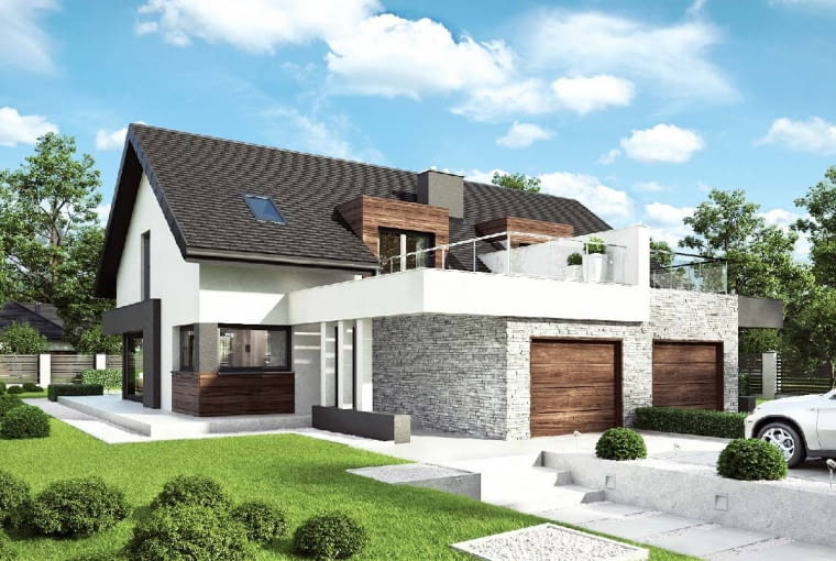 HomeKONCEPT 47 B z użytkowym poddaszem HomeKONCEPT 47 B z użytkowym poddaszem