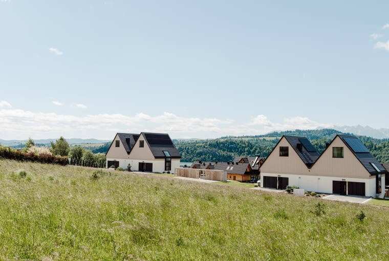 Panoramalake nad Jeziorem Czorsztyńskim. Proj. UCEES