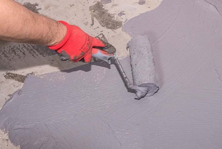 hydroizolacja podpłytkowa mikrozaprawą uszczelniającą hydroizolacja podpłytkowa mikrozaprawą uszczelniającą