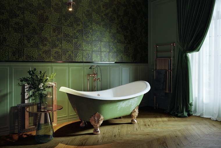 W łazience z powodu dużej wilgotności lub ryzyka zalania drewnianej podłogi lepiej zdecydować się na płytki drewnopodobne, które doskonale odwzorowują drewno, przy zachowaniu wszystkich cech, jakimi odznacza się ceramika W łazience z powodu dużej wilgotności lub ryzyka zalania drewnianej podłogi lepiej zdecydować się na płytki drewnopodobne, które doskonale odwzorowują drewno, przy zachowaniu wszystkich cech, jakimi odznacza się ceramika