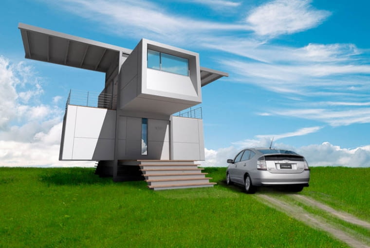ZeroHouse, propozycja biura SpechHarpman Architects jest kolejnym przykładem prefabrykowanego, małego domu. Jednak w porównaniu z innymi, ten jest wyjątkowy. Jest całkowicie niezależny od prądu, wody, gazu, a więc można go postawić... praktycznie wszędzie! Specht Harpman