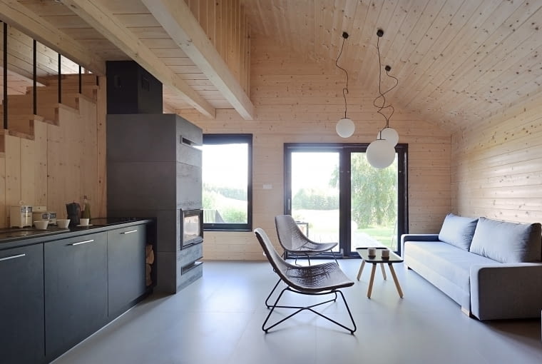 Dom na Kaszubach - wnętrze. Proj. Grzegorz Layer Dom na Kaszubach - wnętrze. Proj. Grzegorz Layer