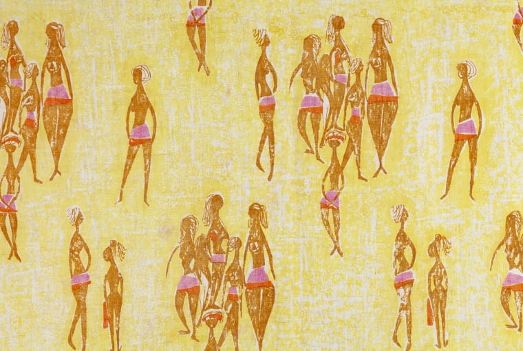 Tkanina Łaźnia, projekt z roku 1958, Danuta Paprowicz-Michno