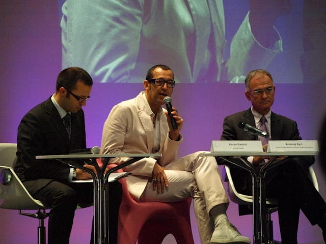 Karim Rashid na Arena Design 2010, Poznań Karim Rashid na Arena Design 2010, Poznań