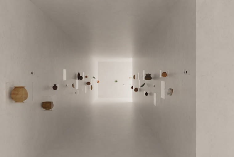 Pawilon mykwy w Oświęcimiu. Proj. Nizio Design International. Wizualizacja. Pawilon mykwy w Oświęcimiu. Proj. Nizio Design International. Wizualizacja.