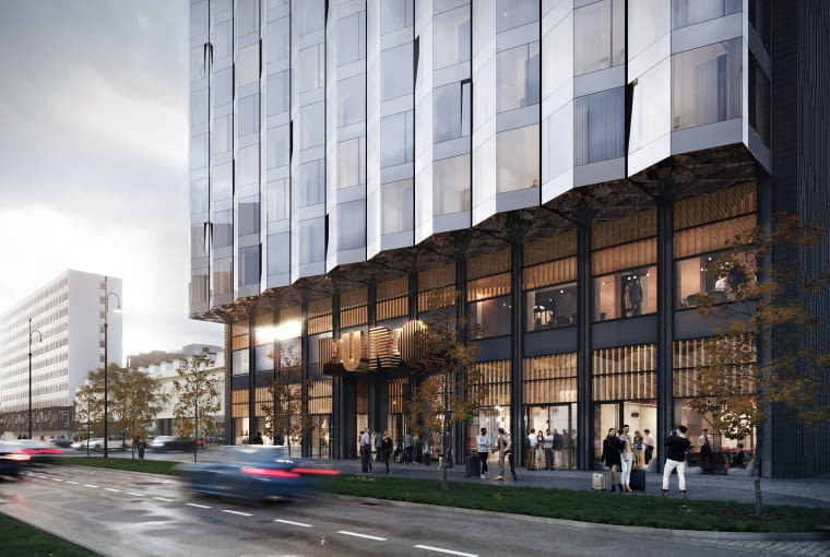 Hotel PURO w Katowicach. Proj. Konior Studio Hotel PURO w Katowicach. Proj. Konior Studio