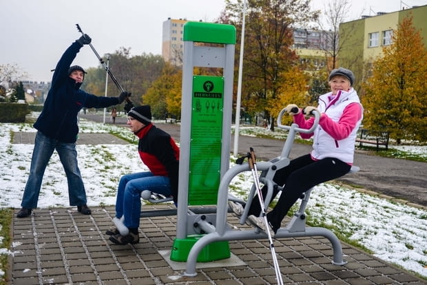 Siłownia pod chmurką w Żorach Siłownia pod chmurką w Żorach