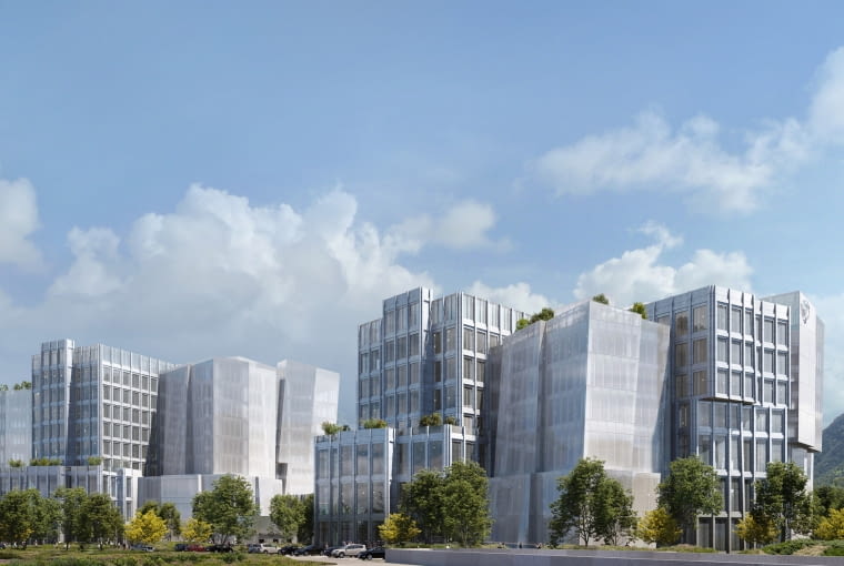 Nowe budynki Warner Bros. Proj. Frank Gehry.