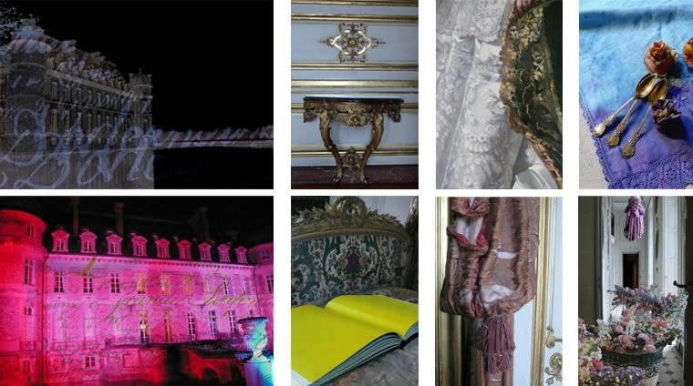 Chateau Beloil; stylizacja, projekt tkanin: Carolyn Quartermaine Chateau Beloil; stylizacja, projekt tkanin: Carolyn Quartermaine
