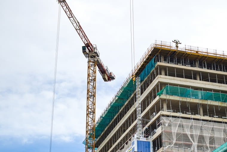 Wiecha na budynku D inwestycji Nowy Rynek w Poznaniu