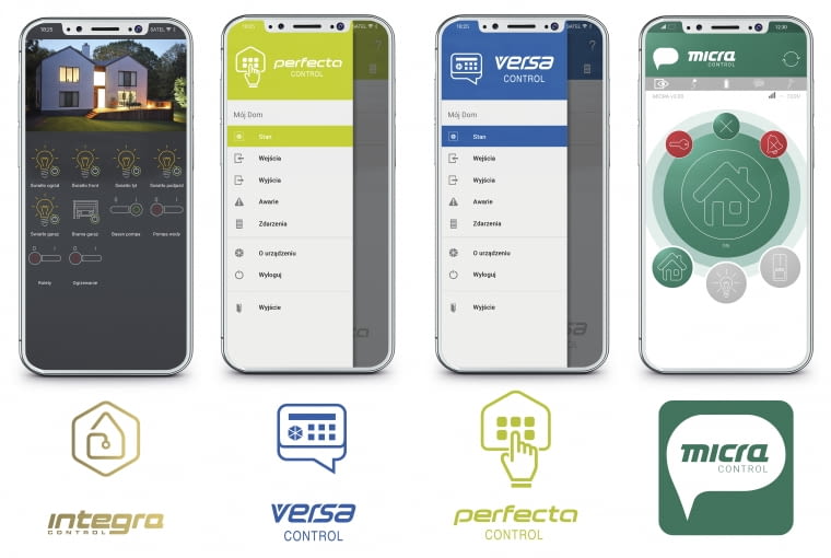 Aplikacje, dzięki którym otrzymasz powiadomienie na smartfona to np. INTEGRA CONTROL, VERSA CONTROL czy PERFECTA CONTROL – wybór zależy od centrali, która zostanie u Ciebie zainstalowana System alarmowy z powiadomieniem sms