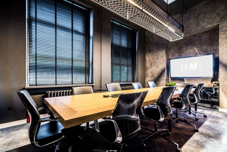 Biuro JFM Furniture. Proj. Bracia Burawscy Architekci Biuro JFM Furniture. Proj. Bracia Burawscy Architekci