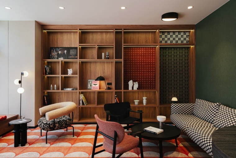 Hotel w Wiedniu. Proj. AKA Studio