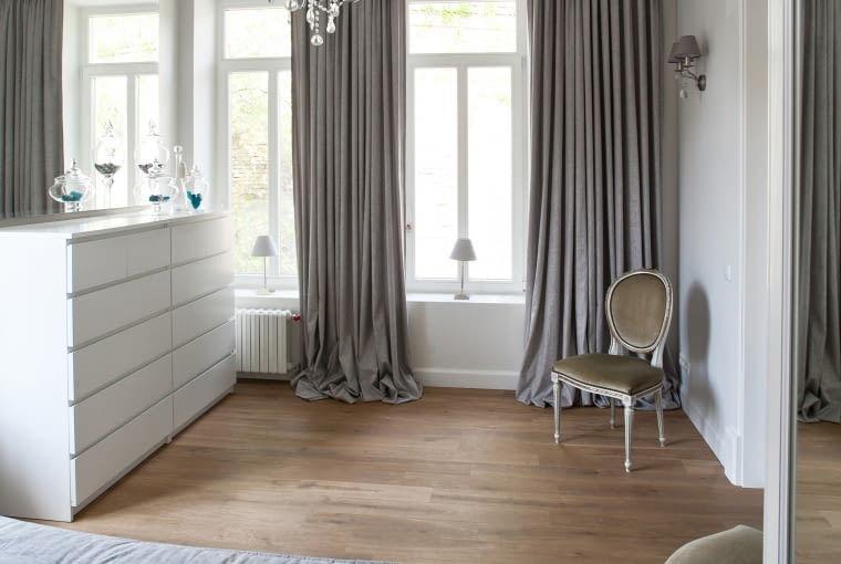 Sypialnia glamour szara Sypialnia glamour szara