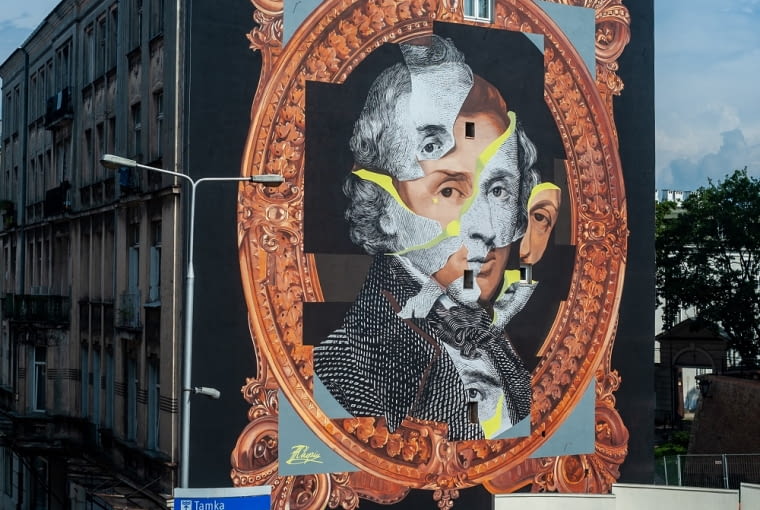 Nowy mural na Tamce od Good Looking Studio