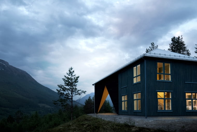 1/3 House w Norwegii. Proj. Rever & Drage