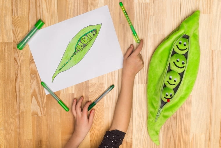 Agata, 10 lat - fasolka. 9-letni Hubert laureatem międzynarodowego konkursu rysunkowego IKEA