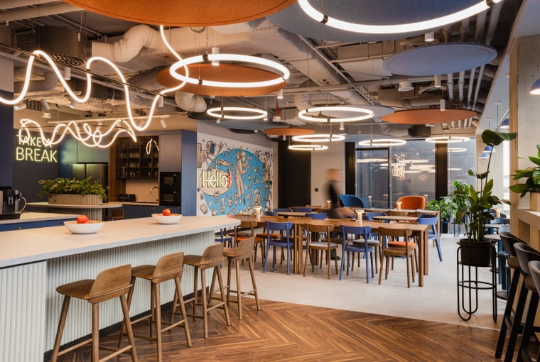 Biuro firmy FinTech. Proj. AKA Studio