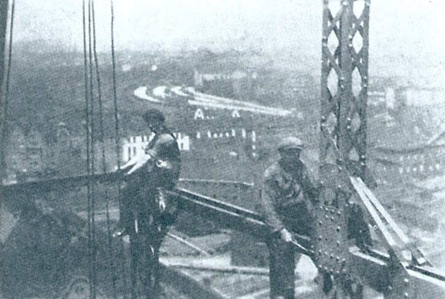 Drapacz chmur w Katowicach - zdjęcia z okresu budowy, z lat 1929-32. poznań, katowice, modernizm, wieżowce, warszawa, polska