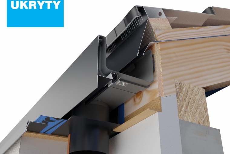 Rynna kwadratowa - system ukryty