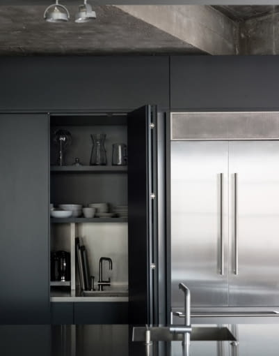 Mieszkanie w industrialnym stylu w Londynie mieszkanie w industrialnym stylu, loft, nowoczesne mieszkanie
