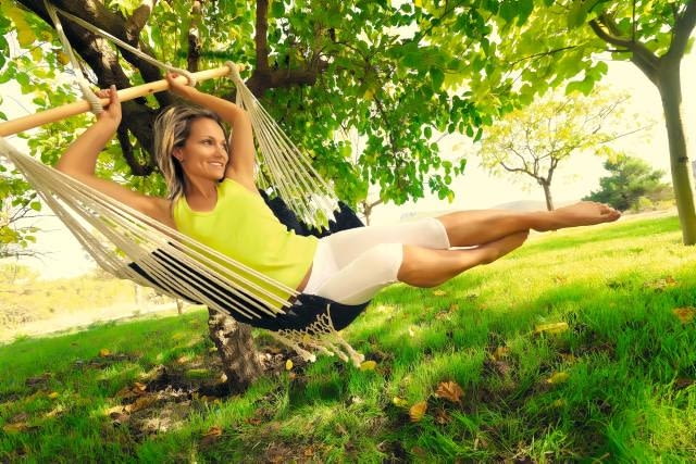 Nic tak nie relaksuje jak wypoczynek wśród zieleni.