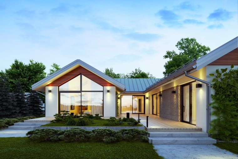 Agosan Domy z dużymi przeszkleniami