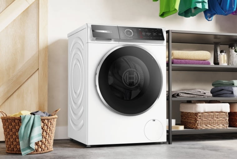 WGB2440EPL SERIE 8, BOSCH wys. 845/szer.: 598/gł: 590 mm; ładowana od frontu, 9 kg; zużycie wody 50 l na cykl; automatycznie dostosowanie zużycia wody do wielkości załadunku