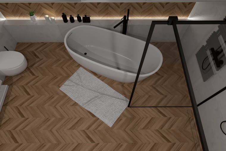 Łazienka na poddaszu