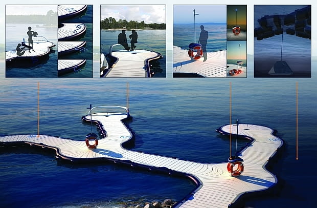 "Marinna" - projekt przystani autorstwa Dominiki Drezner Red Dot, Marrina, Dominika Drezner, polskie red doty