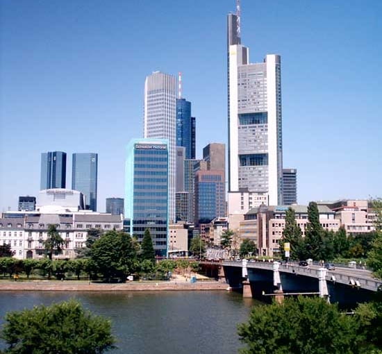 Commerzbank Tower we Frankfurcie Commerzbank Tower we Frankfurcie