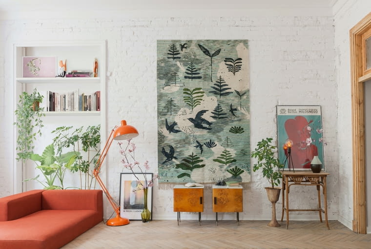 Agnieszka Kożuchowska - kilim „Las” Agnieszka Kożuchowska - kilim „Las”