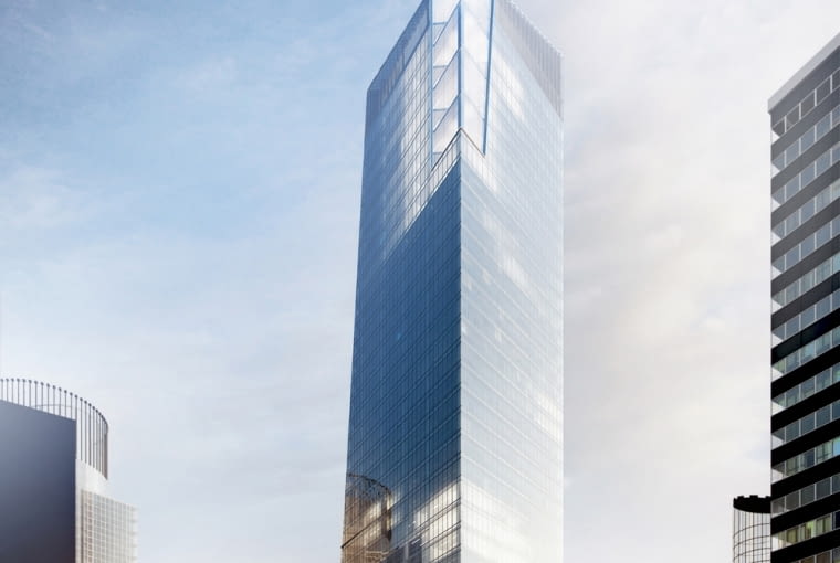 Wieżowiec Q22 będzie wysoki na 155 metrów Wieżowiec Q22 będzie wysoki na 155 metrów