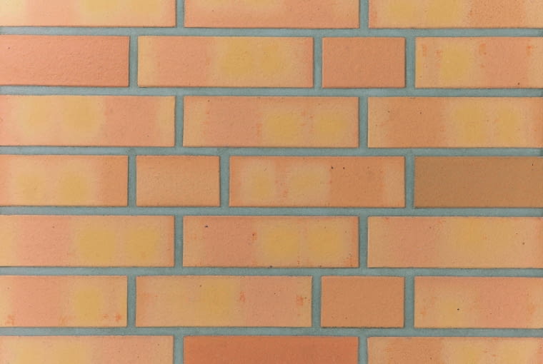 Cegła klinkierowa w kolorze żółtym płomieniowanym o gładkim licu Cegła klinkierowa w kolorze żółtym płomieniowanym o gładkim licu