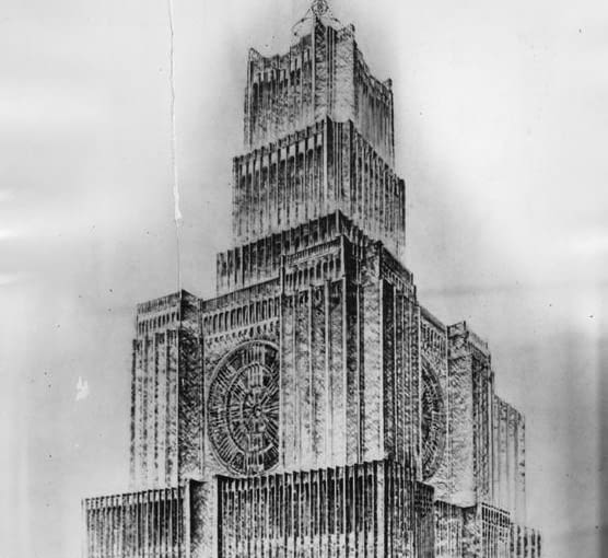 Projekt Świątyni Opatrzności w Warszawie, proj. Bohdan Pniewski, fot. Archiwum NAC Projekt Świątyni Opatrzności w Warszawie, proj. Bohdan Pniewski, fot. Archiwum NAC