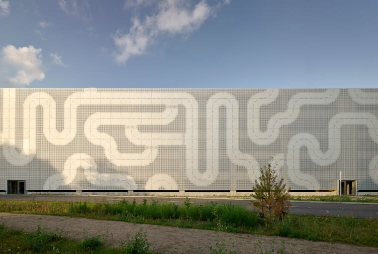 Parking w Billund. Proj. fasady - CEBRA Parking w Billund. Proj. fasady - CEBRA