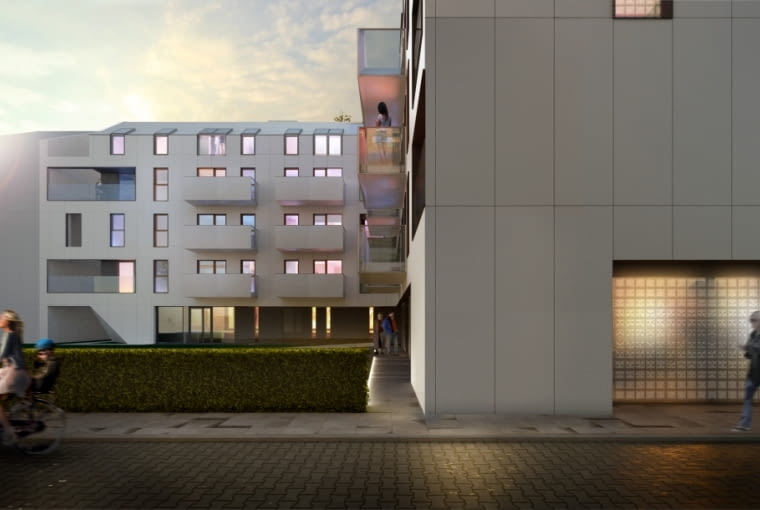 Nowy blok przy ul. Dzwonniczej w Warszawie