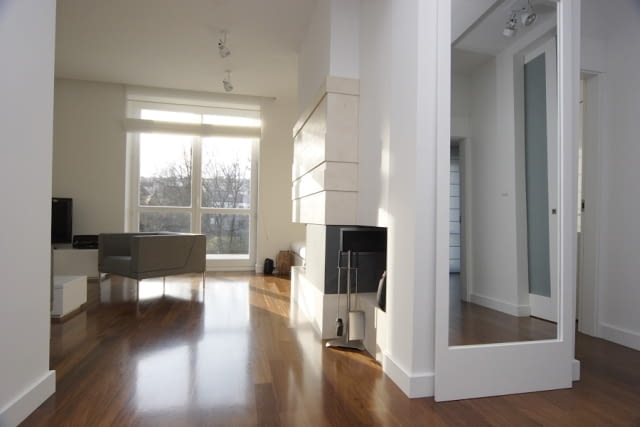 Wnętrza apartamentu - salon Wnętrza apartamentu - salon