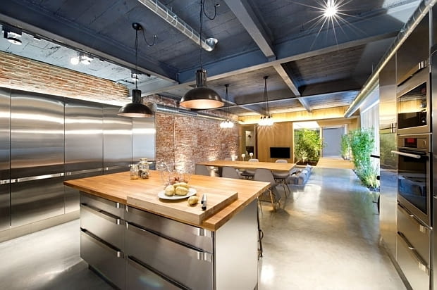 Loft w Terassie - 200 m kw.; proj. Egue & Seta loft, nowoczesny loft, styl industrialny, jak urządzić mieszkanie w stylu loft