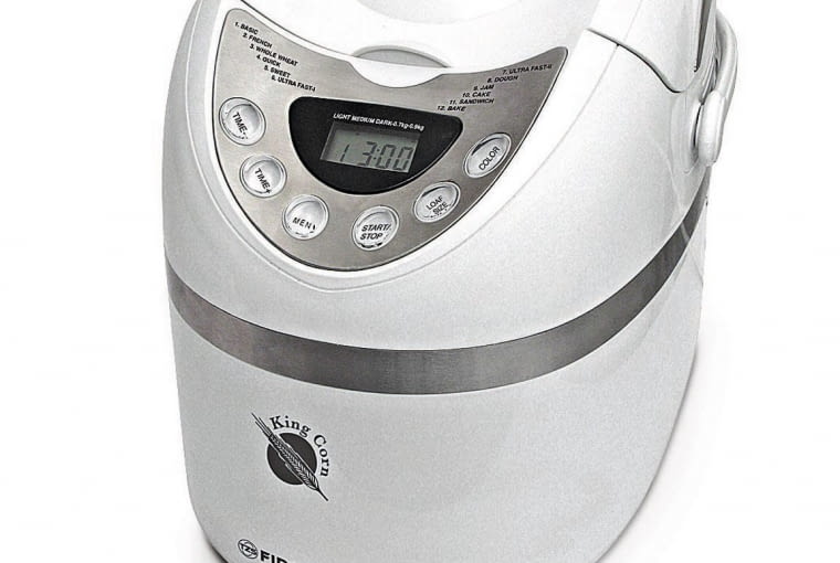 Małe AGD. 5151, 12 programów, w tym przyśpieszony i do dżemów, maks. wielkość bochenka 0,9 kg, 3 poziomy opiekania, moc 600 W, 259 zł, First Austria