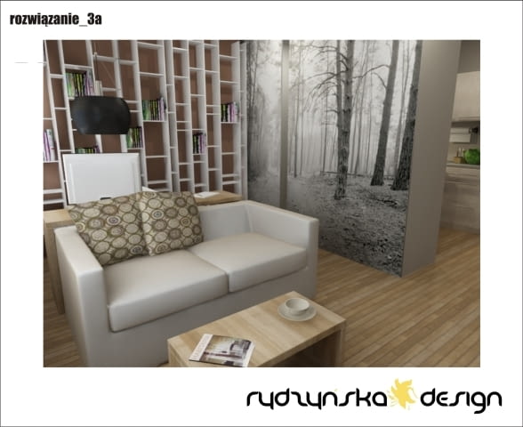Rozwiązanie nr 3 - miejsce do pracy w małym mieszkaniu Rozwiązanie nr 3 - miejsce do pracy w małym mieszkaniu