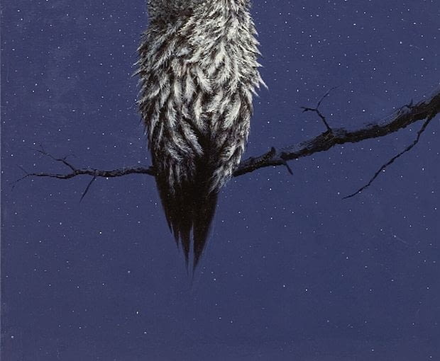 Sowa, 160 x 110 cm, olej na płótnie 2011 Rafał Borcz