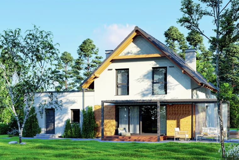 Dom z usługą Projekty domów z miejscem do pracy