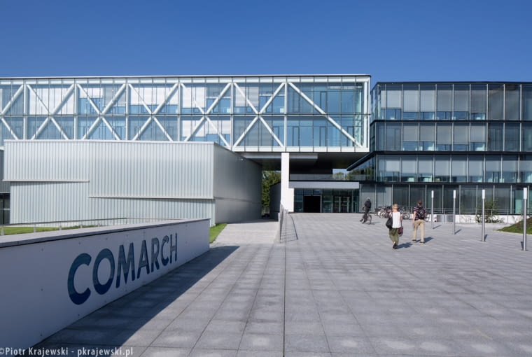 Biurowiec Comarch SSE6. Projekt: Architecture Studio Jose Casquet we współpracy z Buro Happold.