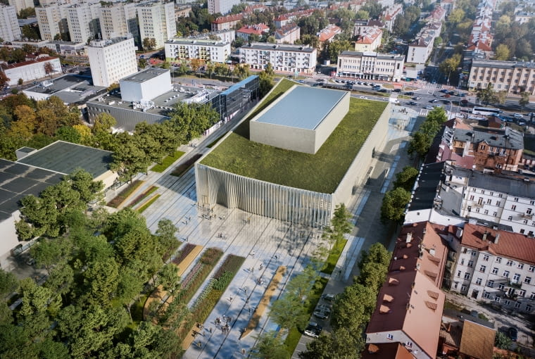 Sala koncetowa w Płocku. Proj. plus3-architekci