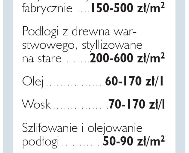 Ile kosztuje postarzenie podłogi? Ile kosztuje postarzenie podłogi?